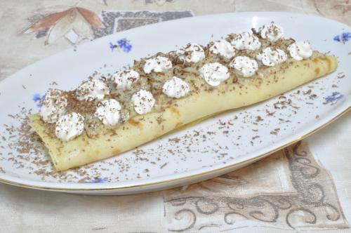 Palačinky Karolína s oříškovým krémem  – Snadné recept z Česko kuchyně, hotový za 30 - 45 minut